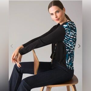 3/$30| 🌸 WHBM Long Sleeve Woven Tee